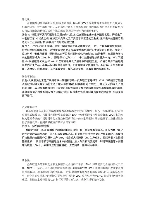 酯化法