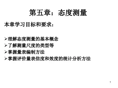 态度测量量表设计技术ppt课件