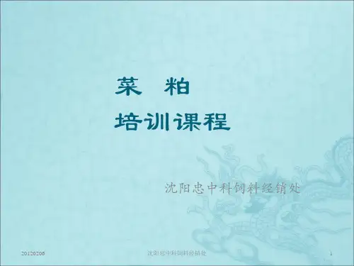 菜粕培训资料ppt课件