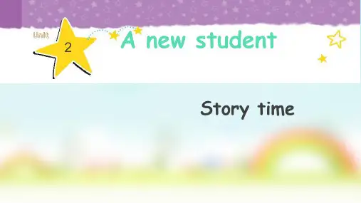 五年级英语上册课件-Unit 2 A new student（Story time）（72）-译林版