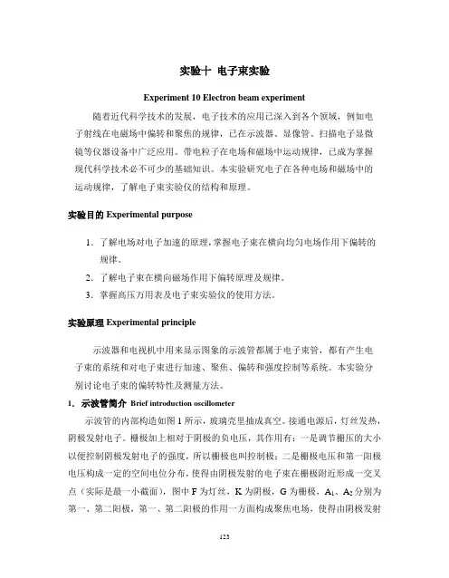 电子束偏转实验