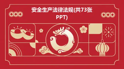 安全生产法律法规(共73张PPT)