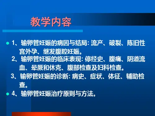 【医药健康】异位妊娠_-PPT文档