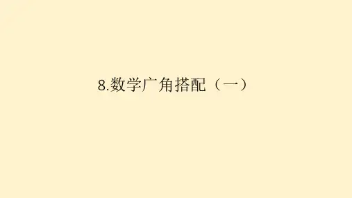 二年级上册数学课件-8.数学广角搭配(一)｜人教版(共20张PPT)