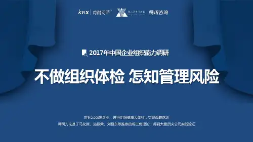 2017年中国企业组织能力调研