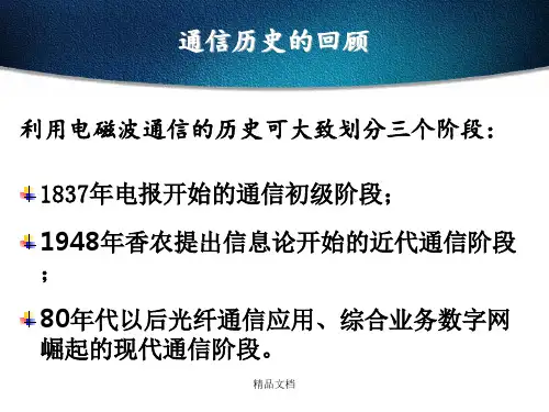 通信发展史_数字通信