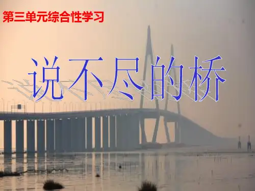 八级语文上册《综合性学习说不尽的桥》课件 人教新课标