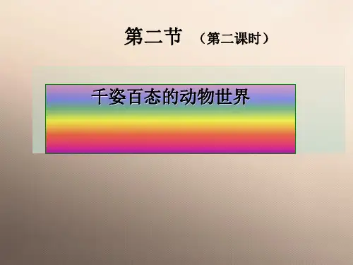 苏教版初中生物八上5. 14.2千姿百态的动物世界 课件 (共29张PPT)_2优秀课件