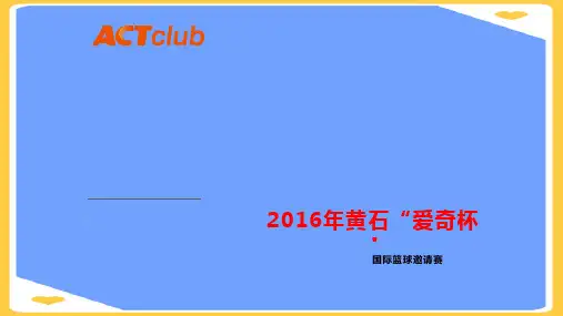 【精选】篮球赛招商方案公司PPT资料