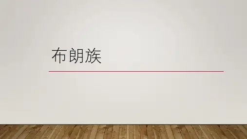 布朗族PPT