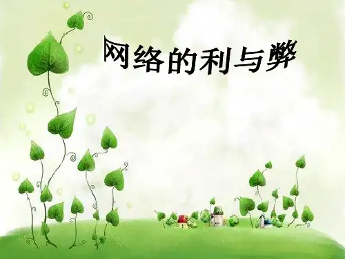 网络的利与弊