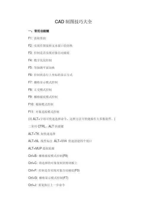 CAD制图技巧大全