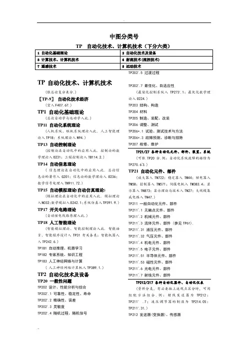 中图分类号-TP