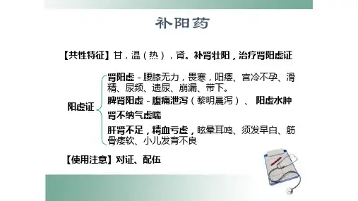 补阳药概述