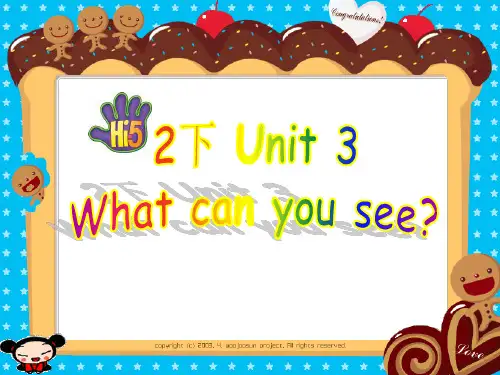 二年级下册英语Unit3 What can you see 第2课时牛津译林版