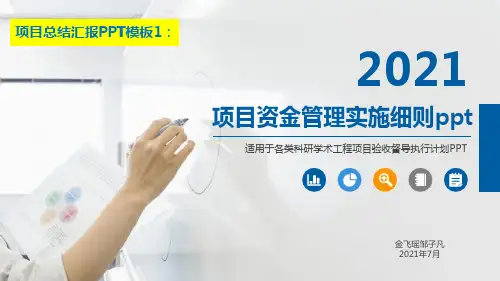 项目资金管理实施细则ppt
