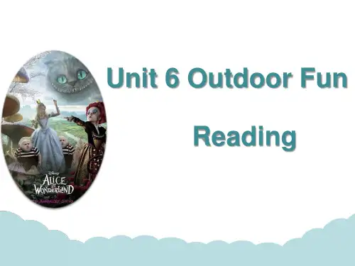 Unit6Outdoorfunreading课件牛津译林版七年级英语下册