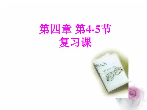 教科版八年级物理上 第四章 在光的世界里4-5节 复习课(共37张幻灯片)