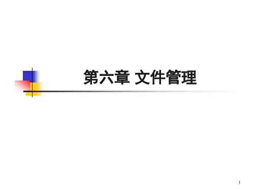 计算机操作系统第三版第六章