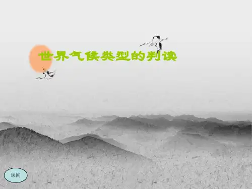 气候类型的判断PPT精品课件