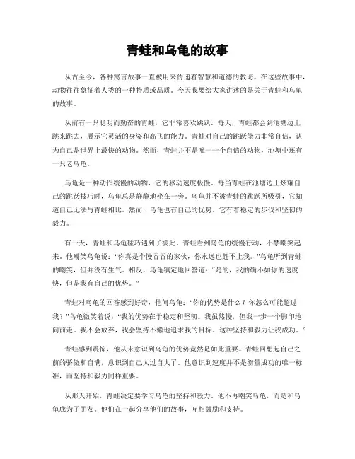 青蛙和乌龟的故事
