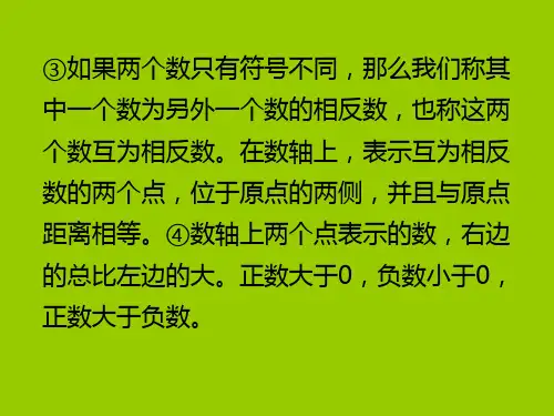 初中数学知识点总结PPT