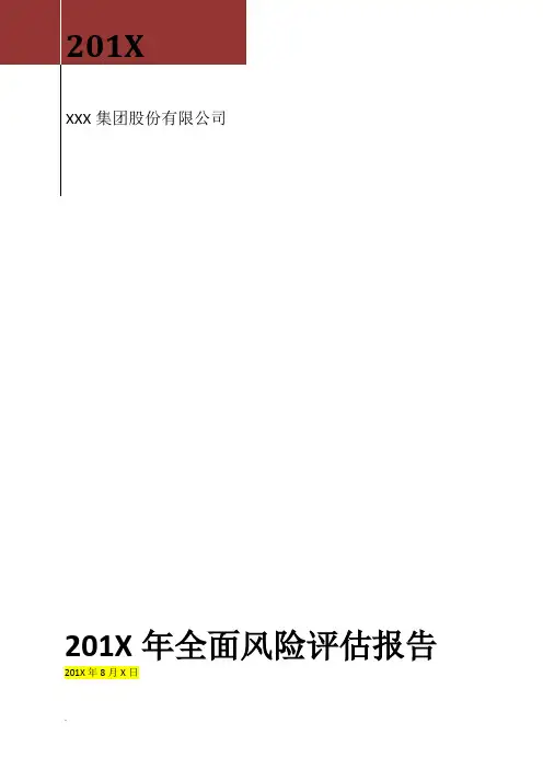 安永会计事务所-内控风险评估报告