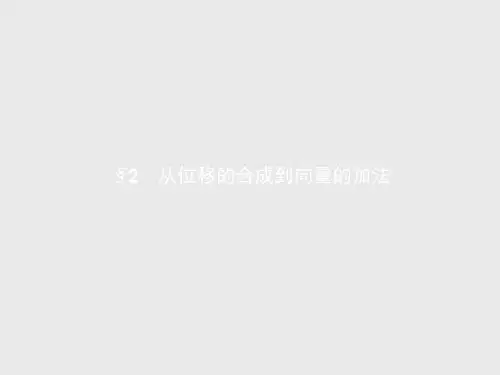 高一数学北师大版必修4课件2.2.1 向量的加法