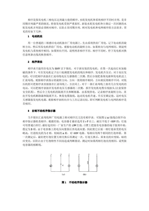 相序测定