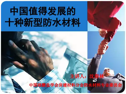 中国值得发展的十种新型防水材料概要