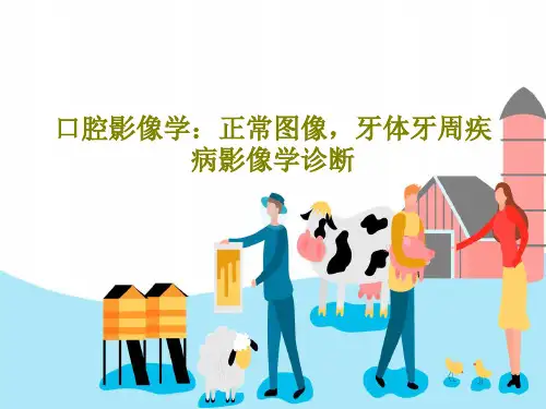 口腔影像学：正常图像,牙体牙周疾病影像学诊断82页PPT