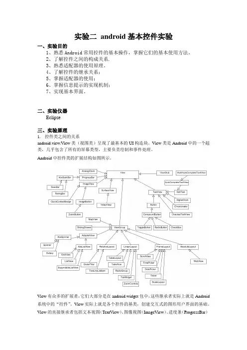 安卓实验2