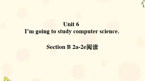 I’m  going  to  study  computer教学课件