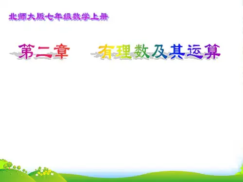 北师大版七年级数学上册《2.11有理数的混合运算》课件