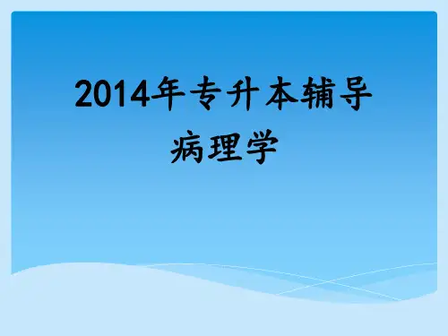 病理学专升本资料：病理学