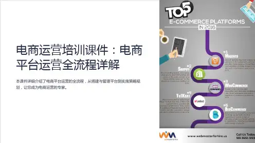 《电商运营培训课件：电商平台运营全流程详解》