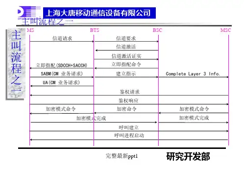 GSM信令流程(中文版1).ppt课件