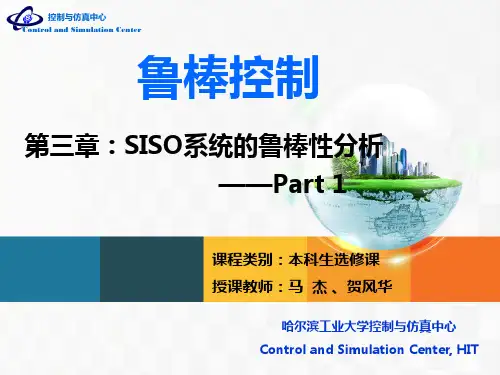 4-SISO系统鲁棒性分析-part1-灵敏度2017