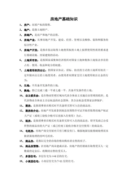 房产知识100问