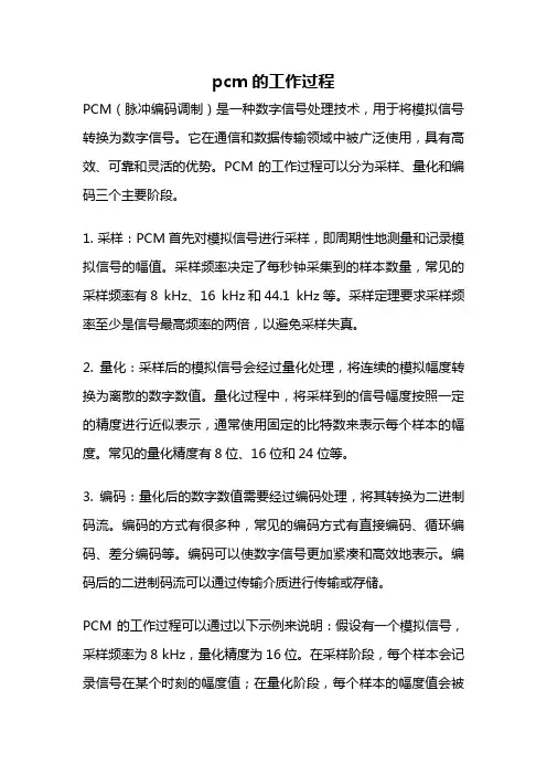 pcm的工作过程