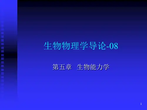 生物物理学导论-08