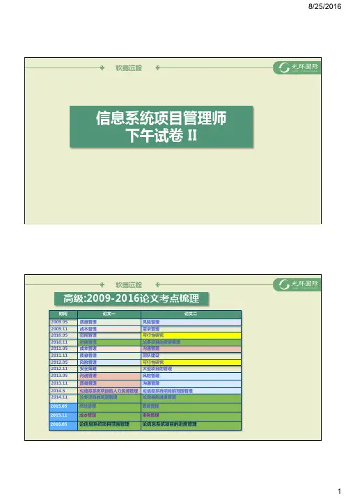 09- 软考高级-作文专题 -拍摄版