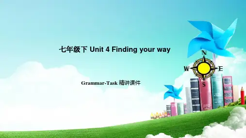 Unit 4 Finding your way Grammar-Task七年级英语下册(牛津译林版)