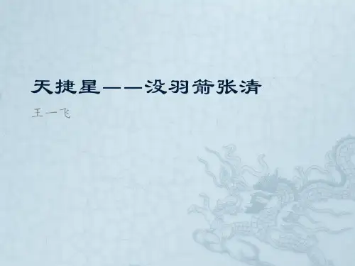 天捷星——没羽箭张清