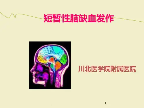 短暂性脑缺血发作及护理ppt课件