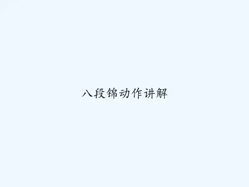 八段锦动作讲解 PPT