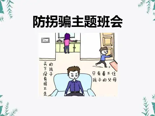 《防拐骗主题班会》 图文