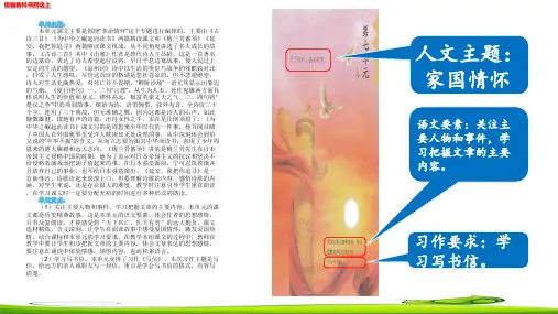 统编版四年级语文上册第七单元阅读专项指导教学课件