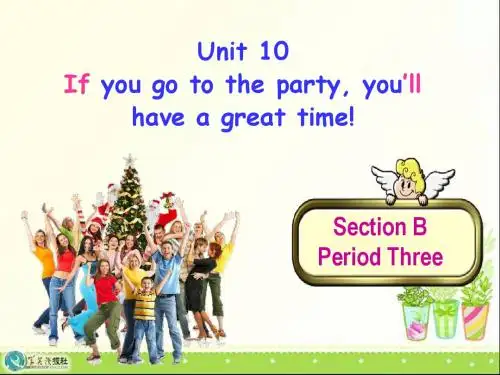 新目标英语八年级上UNIT10Section B3