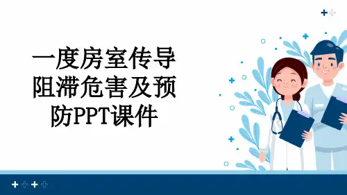 一度房室传导阻滞危害及预防PPT课件